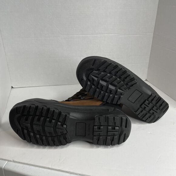 Golden Retriever Brown Women’s Nubuck Leather Comp Toe Boots NIB Size 9 1/2 - Picture 7 of 11